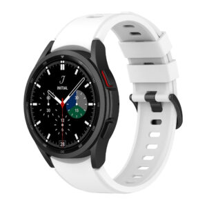 Силіконовий ремінець RiccoOne для Samsung Galaxy Watch 4 / 5 / 6 білий 20mm