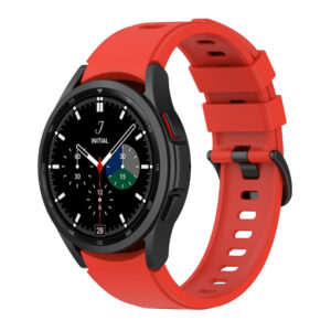 Силіконовий ремінець RiccoOne для Samsung Galaxy Watch 4 / 5 / 6 червоний 20mm