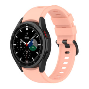 Силіконовий ремінець RiccoOne для Samsung Galaxy Watch 4 / 5 / 6 рожевий 20mm