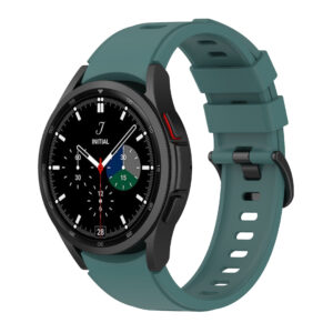 Силіконовий ремінець RiccoOne для Samsung Galaxy Watch 4 / 5 / 6 синьо-зелений 20mm