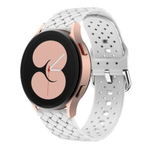 Силіконовий ремінець Twist для Samsung Galaxy Watch Active (1,2) / Samsung Galaxy Watch 42mm білий 20mm