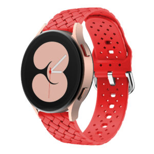 Силіконовий ремінець Twist для Samsung Galaxy Watch Active (1,2) / Samsung Galaxy Watch 42mm червоний 20mm