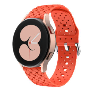 Силіконовий ремінець Twist для Samsung Galaxy Watch Active (1,2) / Samsung Galaxy Watch 42mm помаранчевий 20mm