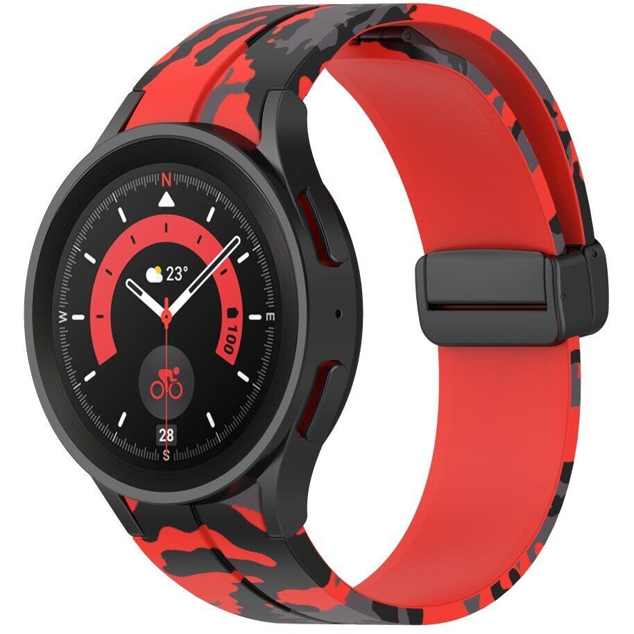 sylikonovyj-reminecz-cls-color-dlya-samsung-galaxy-watch-4-5-chervono-chornyj-20mm-4