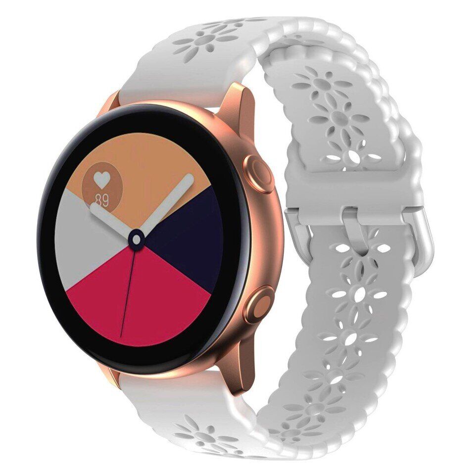 sylikonovyj-reminecz-flower-dlya-samsung-galaxy-watch-active-12-samsung-galaxy-watch-42mm-bilyj-20mm-1