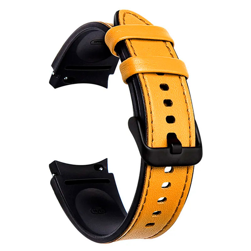 shkiryanyj-reminecz-slick-dlya-samsung-galaxy-watch-4-5-6-zhovtyj-20mm-11