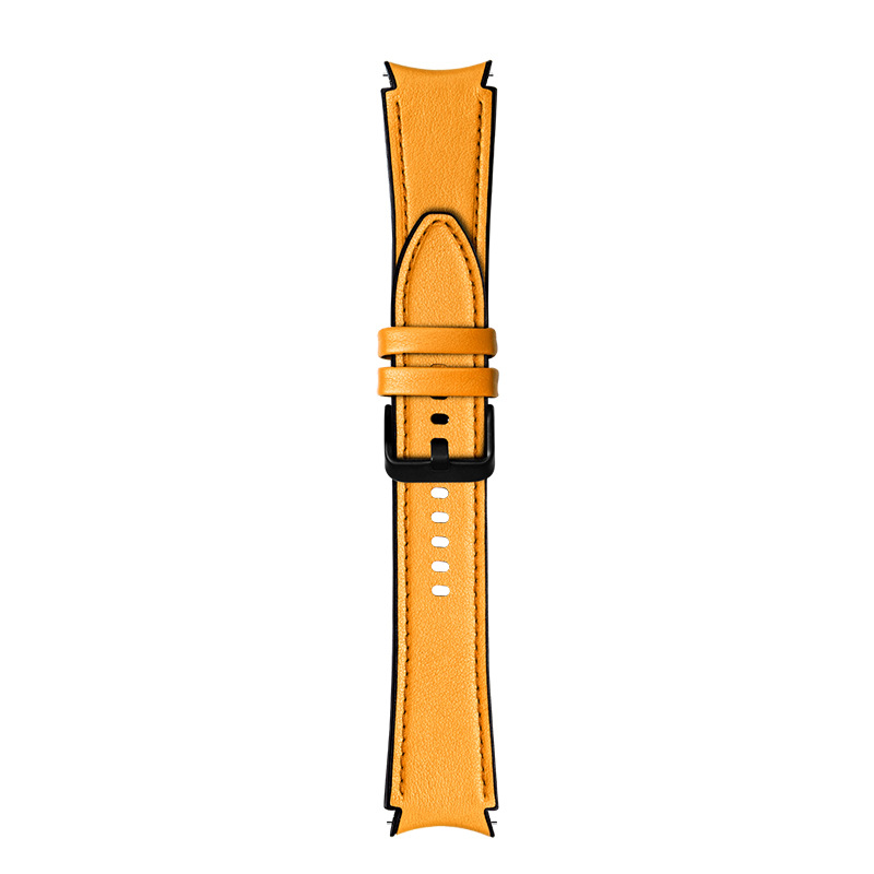 shkiryanyj-reminecz-slick-dlya-samsung-galaxy-watch-4-5-6-zhovtyj-20mm-3