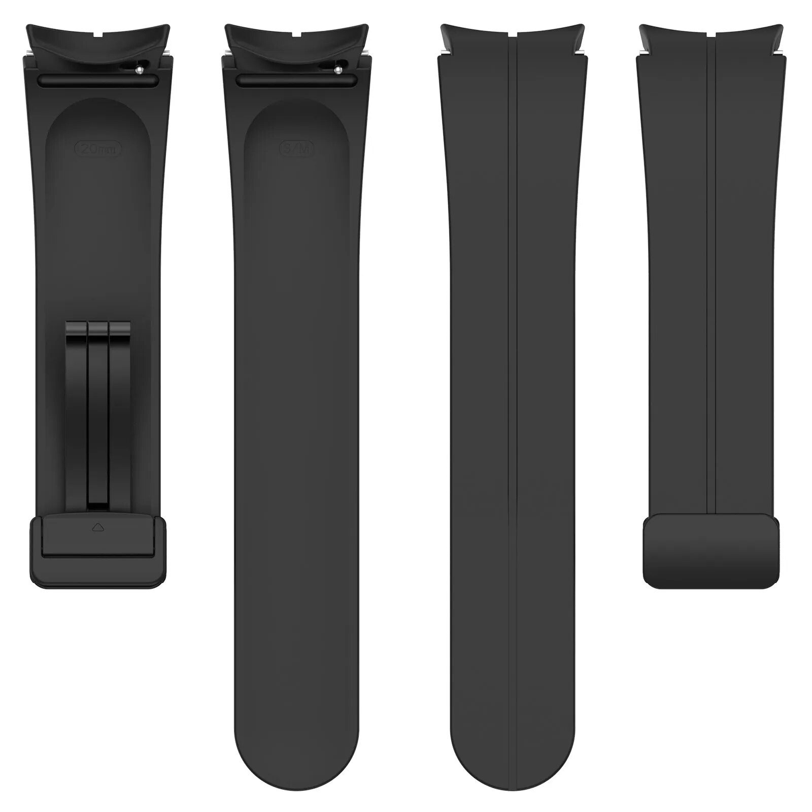 sylikonovyj-reminecz-cls-black-dlya-samsung-galaxy-watch-4-5-6-chornyj-20mm-6