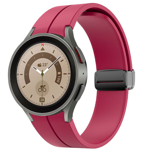 sylikonovyj-reminecz-cls-black-dlya-samsung-galaxy-watch-4-5-6-temno-chervonyj-20mm-2
