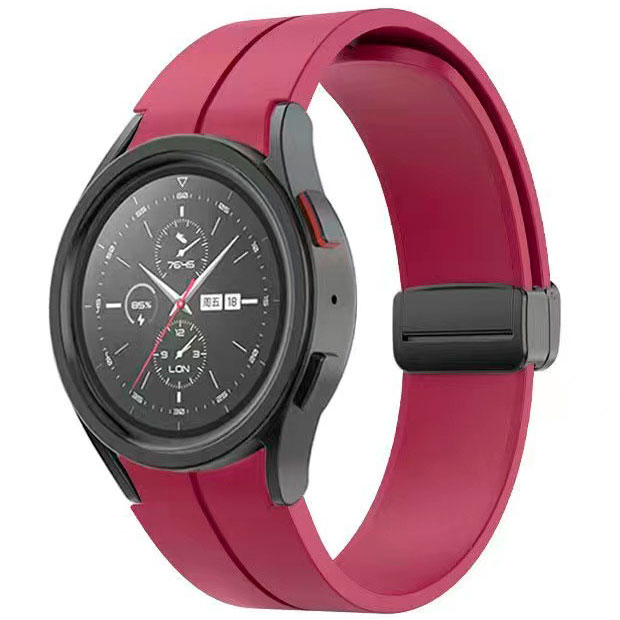 sylikonovyj-reminecz-cls-black-dlya-samsung-galaxy-watch-4-5-6-temno-chervonyj-20mm-5