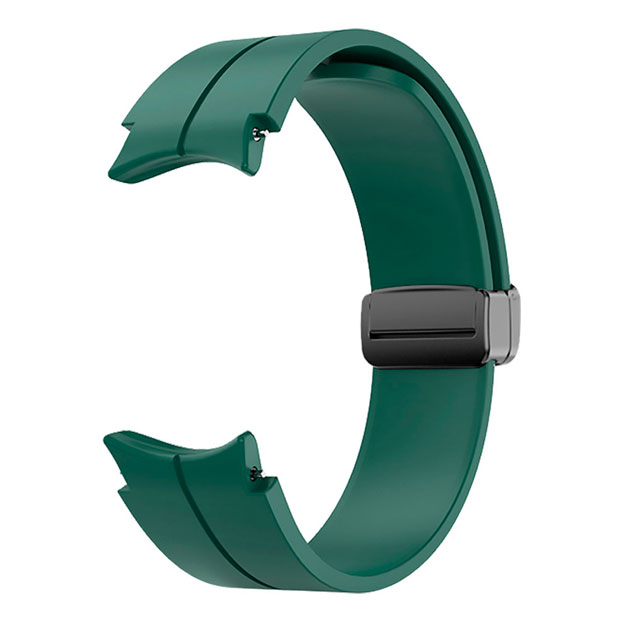 sylikonovyj-reminecz-cls-black-dlya-samsung-galaxy-watch-4-5-6-temno-zelenyj-20mm-3