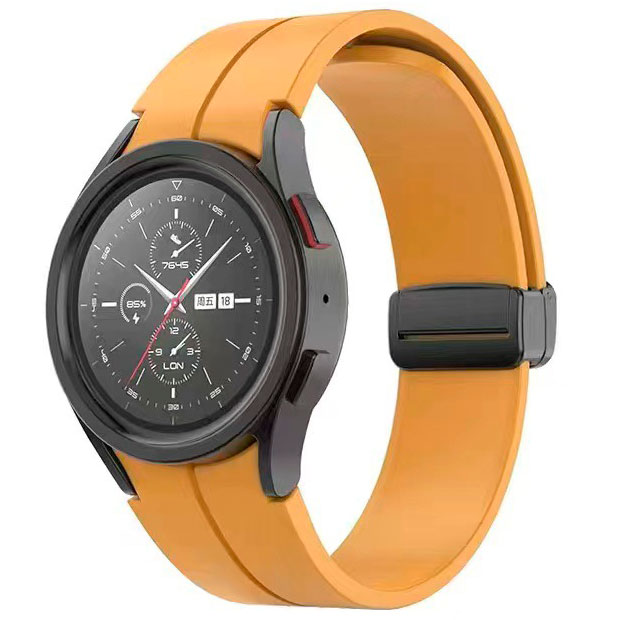 sylikonovyj-reminecz-cls-black-dlya-samsung-galaxy-watch-4-5-6-zhovto-girchychnyj-20mm-4