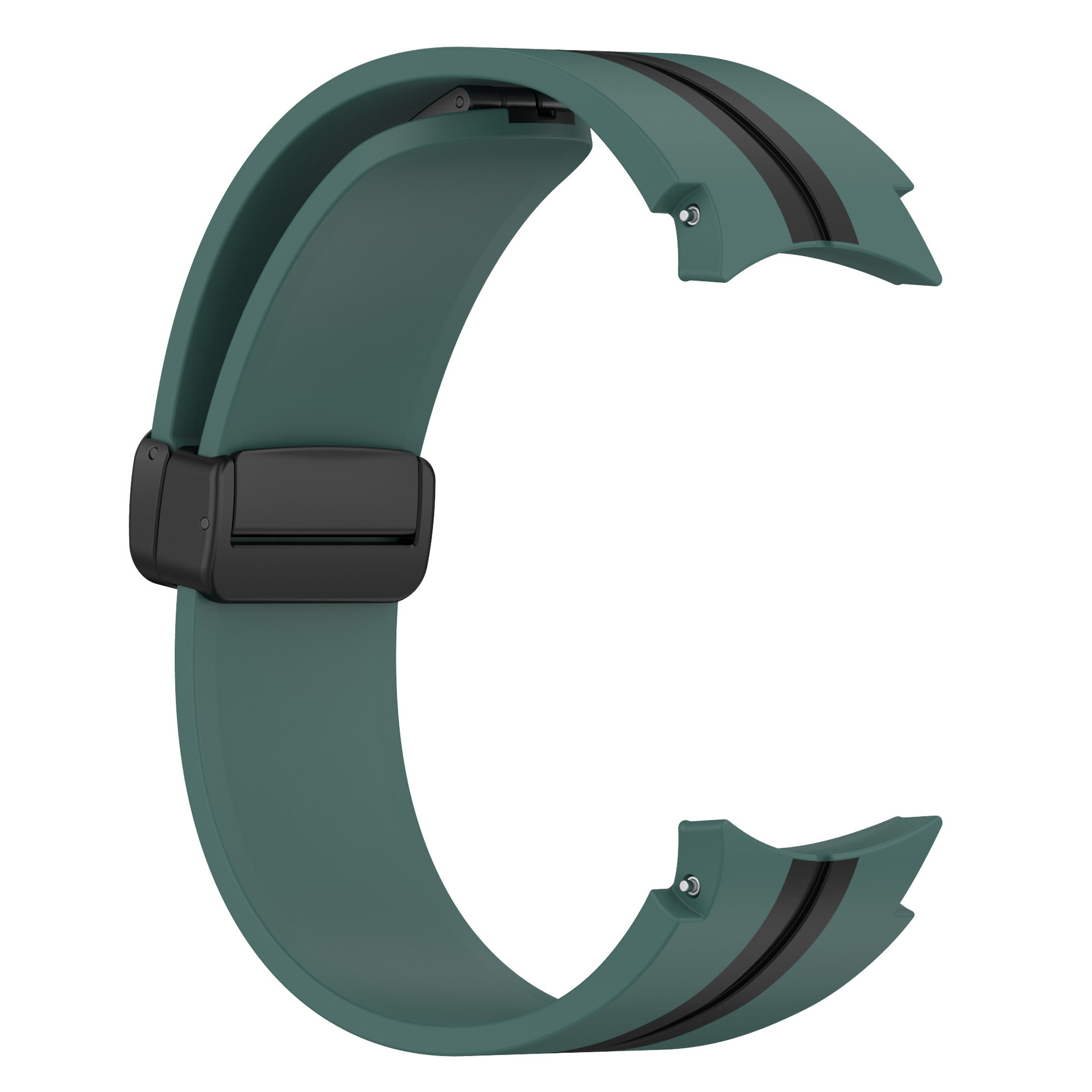 sylikonovyj-reminecz-cls-line-black-dlya-samsung-galaxy-watch-4-5-6-temno-zeleno-chornyj-20mm-3