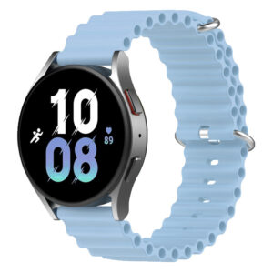 Силіконовий ремінець Hump для Samsung Galaxy Watch Active (1,2) / Samsung Galaxy Watch 42mm блакитний 20mm