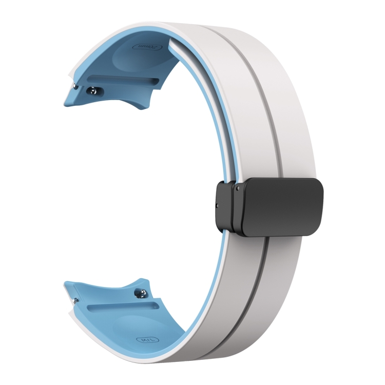 sylikonovyj-reminecz-magnetic-dlya-samsung-galaxy-watch-4-5-6-bilo-blakytnyj-20mm-1