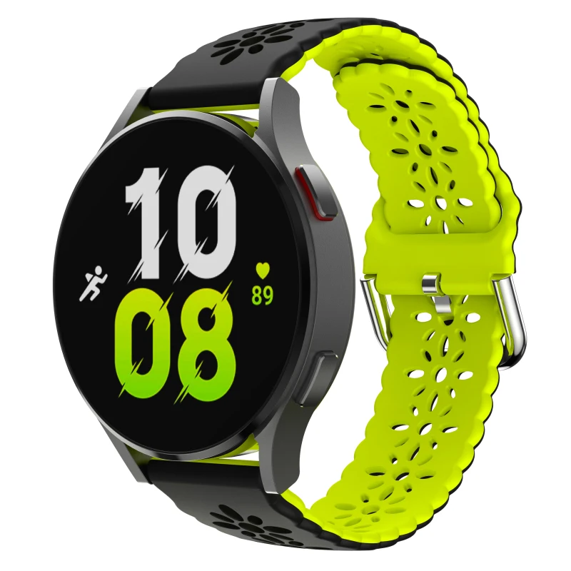 sylikonovyj-reminecz-flower-dlya-samsung-galaxy-watch-4-5-6-chorno-zelenyj-20mm-2.png