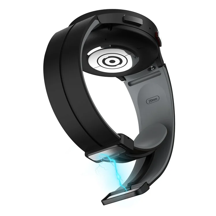 sylikonovyj-reminecz-magnetic-dlya-samsung-galaxy-watch-4-5-6-chorno-siryj-20mm-3