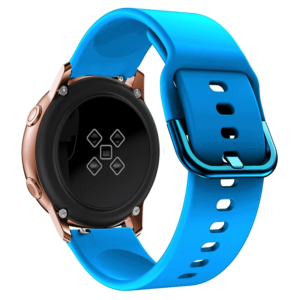 Силіконовий ремінець One для Samsung Galaxy Watch 4 / 5 / 6 блакитний 20mm
