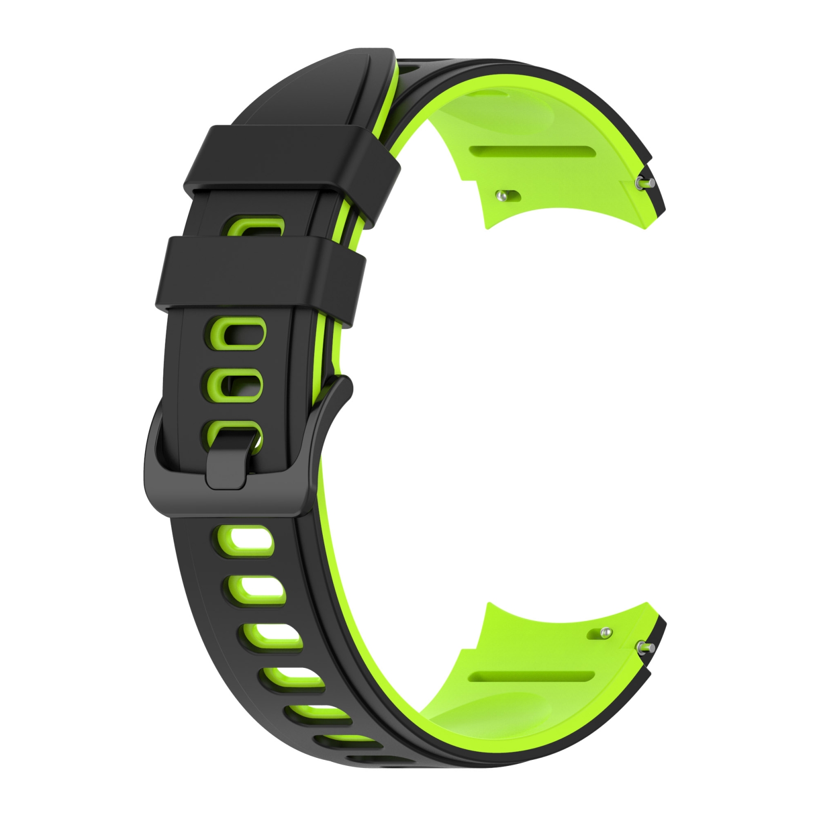 sylikonovyj-reminecz-ricco-dlya-samsung-galaxy-watch-4-5-6-chorno-zelenyj-20mm-3