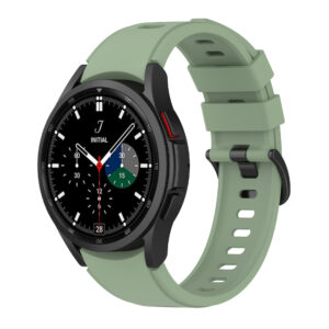 Силіконовий ремінець RiccoOne для Samsung Galaxy Watch 4 / 5 / 6 хакі 20mm