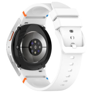 Силіконовий ремінець Seven для Samsung Galaxy Watch 4 / 5 / 6 білий 20mm
