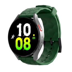 Силіконовий ремінець Crag для Samsung Galaxy Watch 3 45mm - темно-зелений 22mm