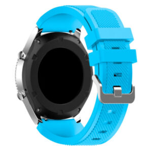 Силіконовий ремінець Gear для Amazfit Bip / Bip Lite / Bip S / Bip U / Bip 3 / Bip 3 Pro / Active - блакитний 20mm