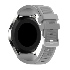 Силіконовий ремінець Gear для Amazfit Bip / Bip Lite / Bip S / Bip U / Bip 3 / Bip 3 Pro / Active - сірий 20mm