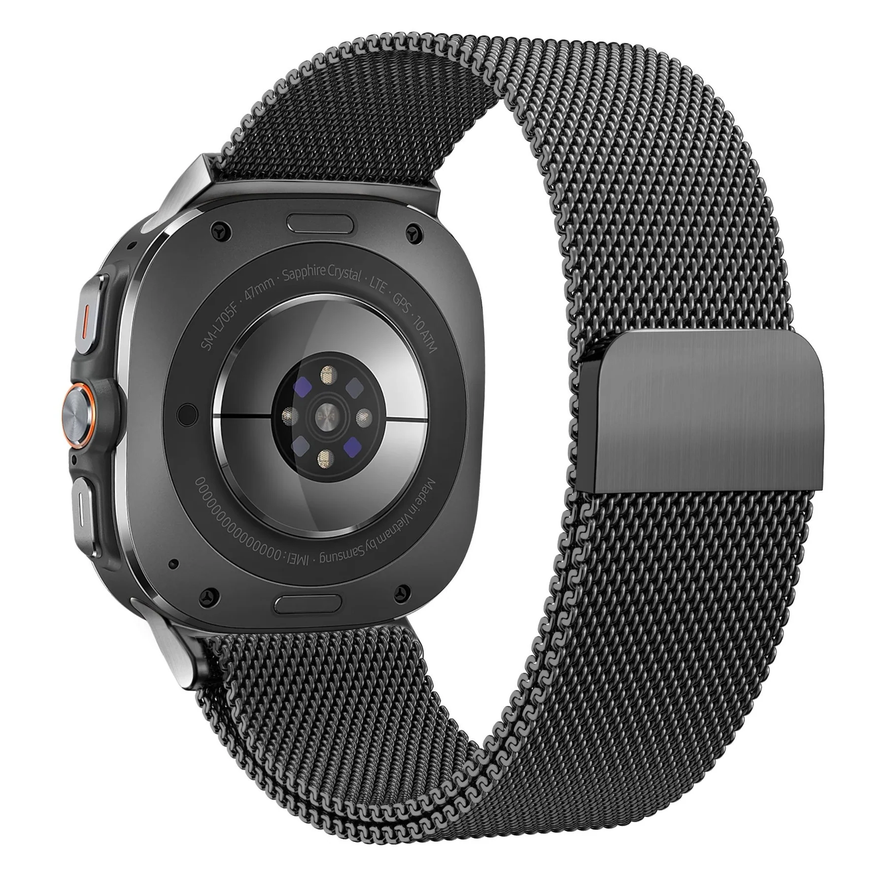 metalevyj-reminecz-milanese-button-dlya-samsung-galaxy-watch-ultra-chornyj-1