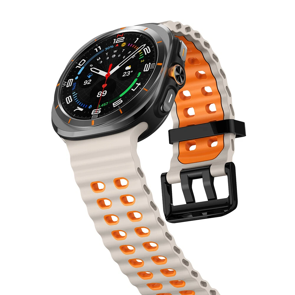 sylikonovyj-reminecz-classic-color-dlya-samsung-galaxy-watch-ultra-kremovo-pomaranchevyj-4
