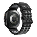 Силіконовий ремінець Classic Color для Samsung Galaxy Watch Ultra / Ultra 2 - сіро-чорний