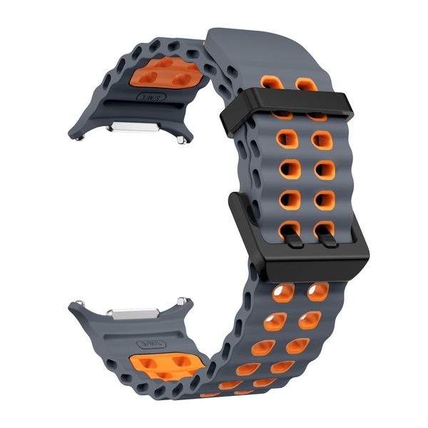 sylikonovyj-reminecz-classic-color-dlya-samsung-galaxy-watch-ultra-siro-pomaranchevyj-3