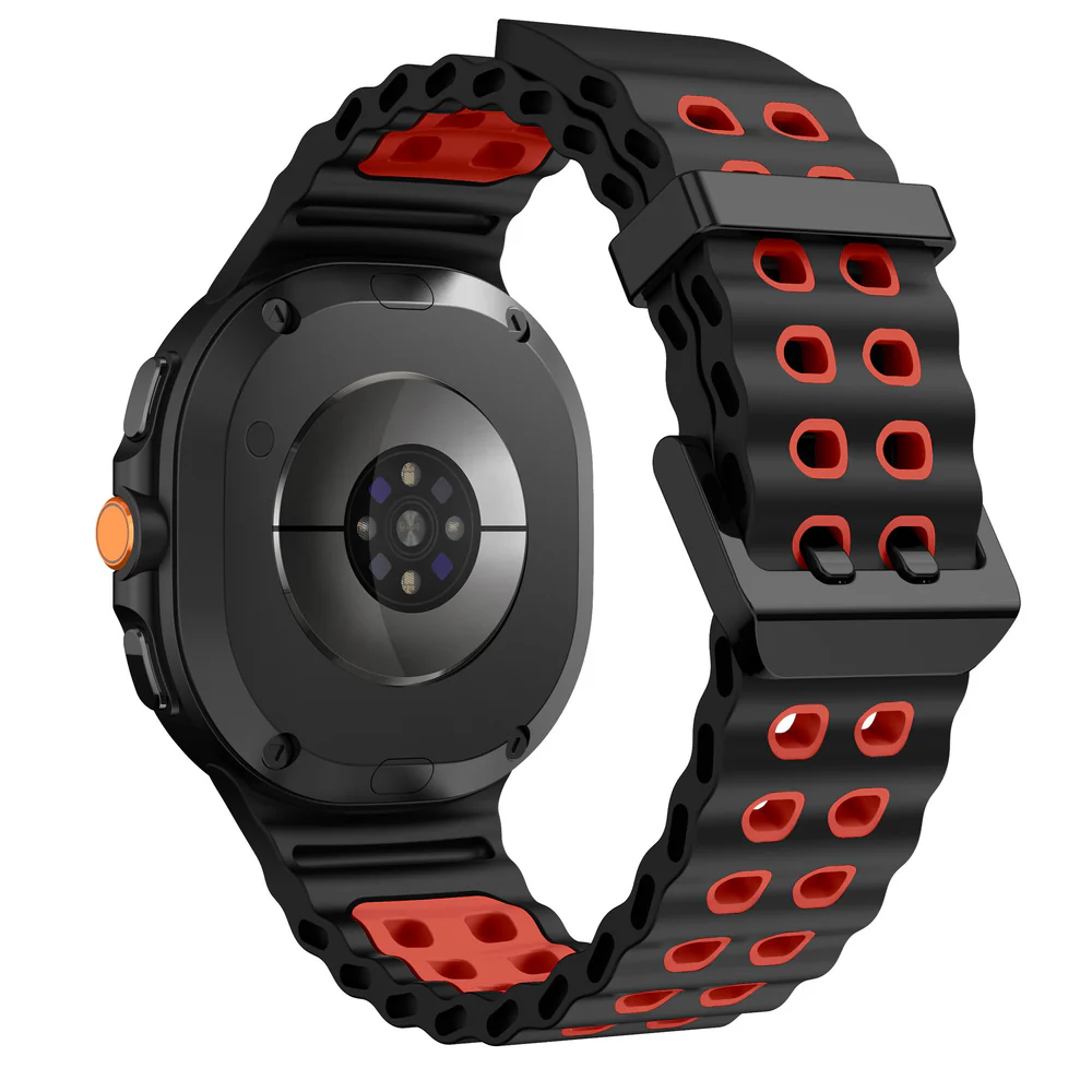 sylikonovyj-perforovanyj-reminecz-classic-color-dlya-samsung-galaxy-watch-8-40mm-44mm-8-classic-chorno-chervonyj-1