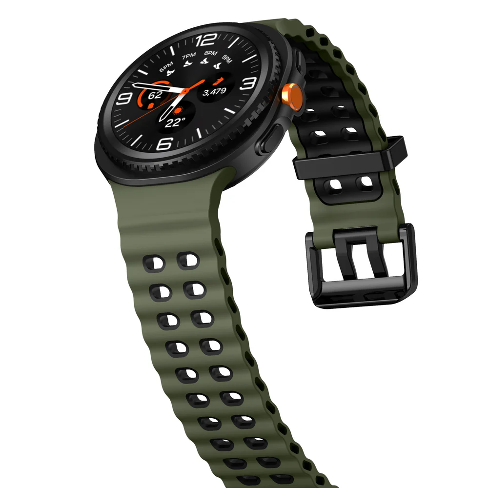 sylikonovyj-perforovanyj-reminecz-classic-color-dlya-samsung-galaxy-watch-8-40mm-44mm-8-classic-zeleno-chornyj-4