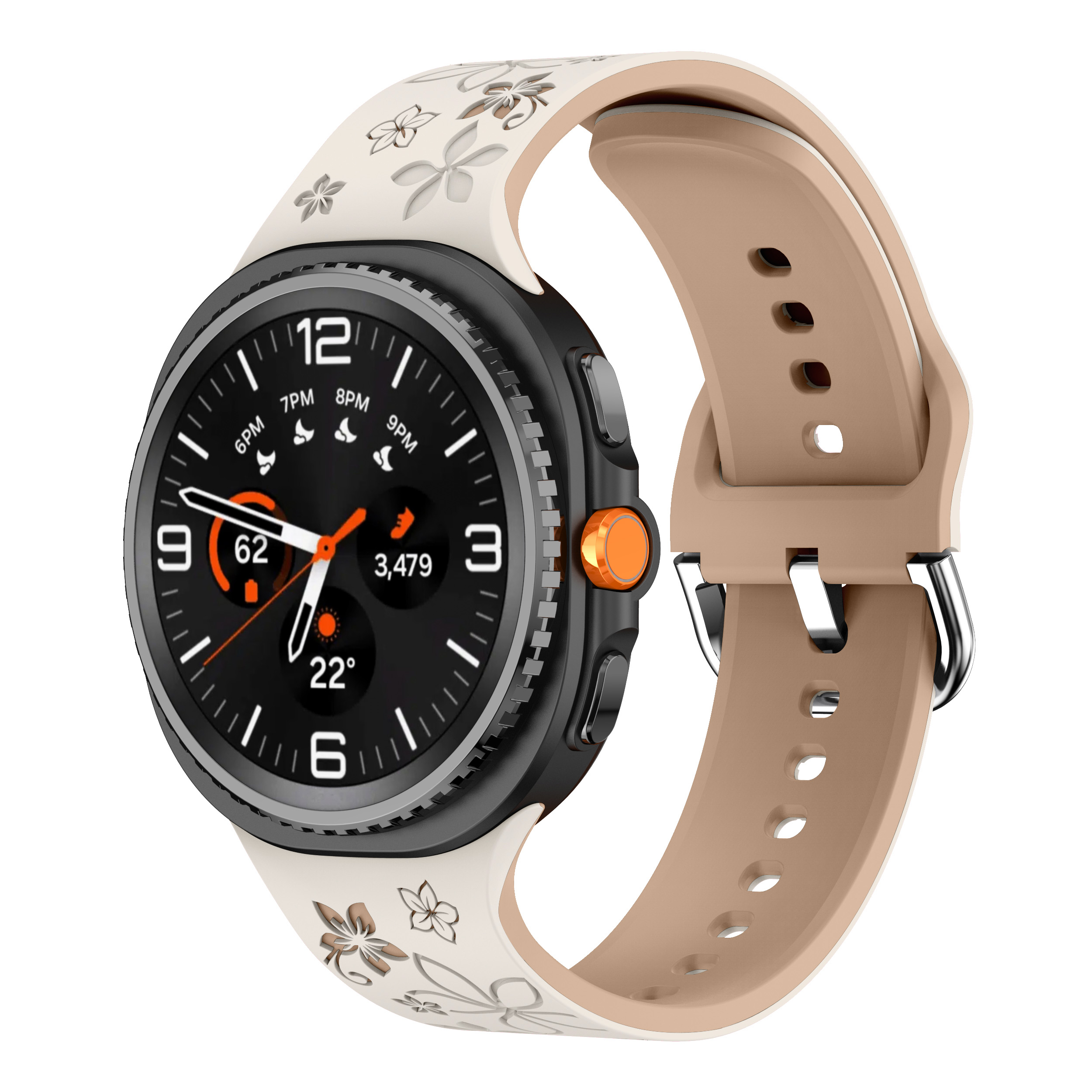sylikonovyj-reminecz-bloomy-dlya-samsung-galaxy-watch-8-40mm-44mm-8-classic-molochno-bezhevyj-2
