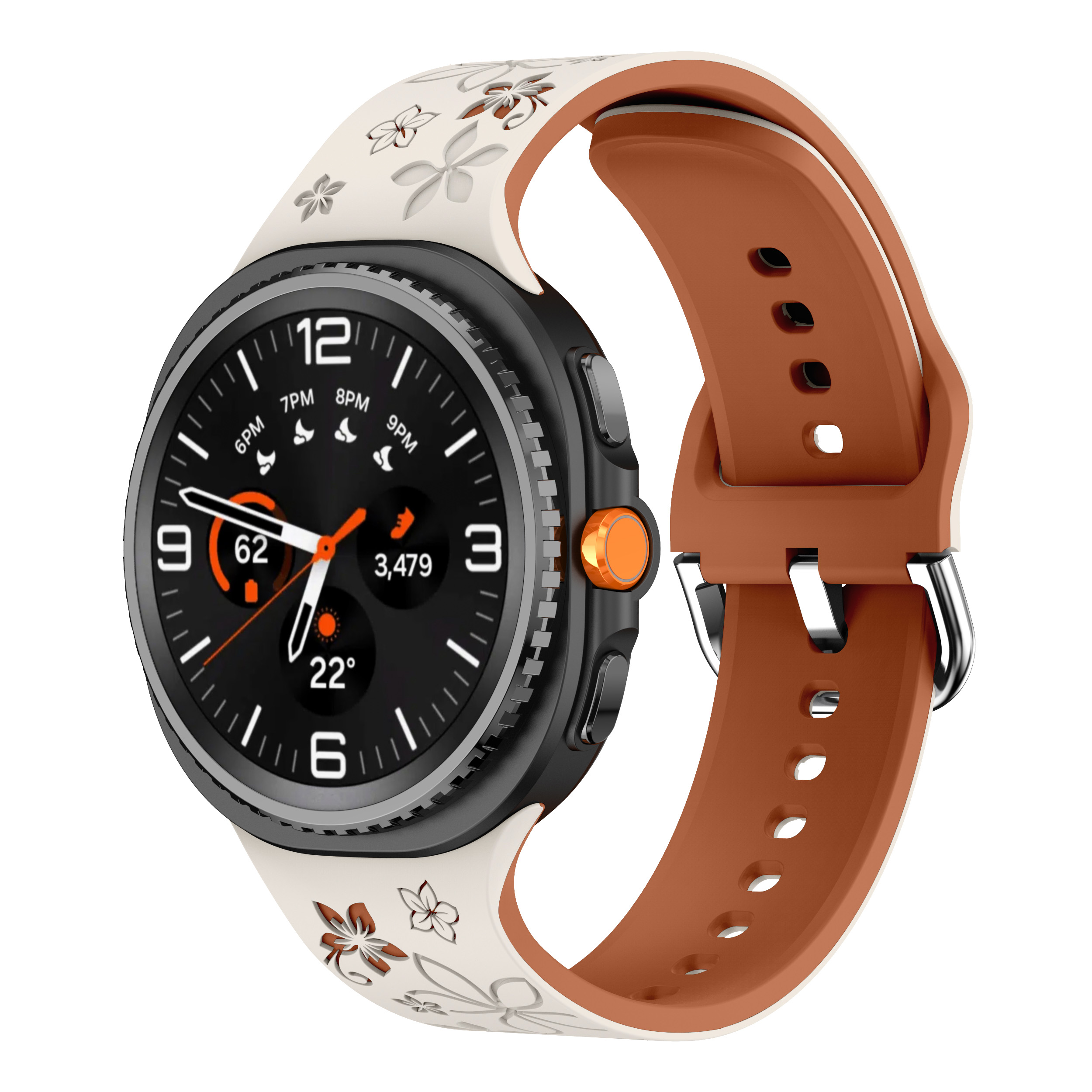 sylikonovyj-reminecz-bloomy-dlya-samsung-galaxy-watch-8-40mm-44mm-8-classic-molochno-korychnevyj-3