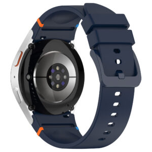 Силіконовий ремінець Seven для Samsung Galaxy Watch 4 / 5 / 6 синій 20mm