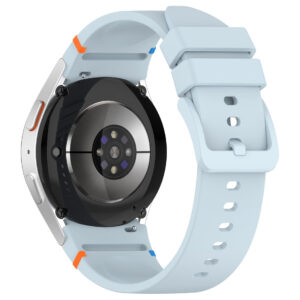 Силіконовий ремінець Seven для Samsung Galaxy Watch 4 / 5 / 6 блакитний 20mm