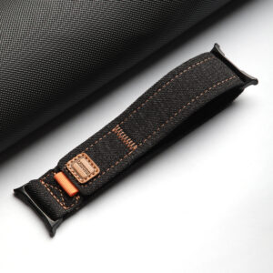 Нейлоновий ремінець Jeans для Samsung Galaxy Watch Ultra - чорний