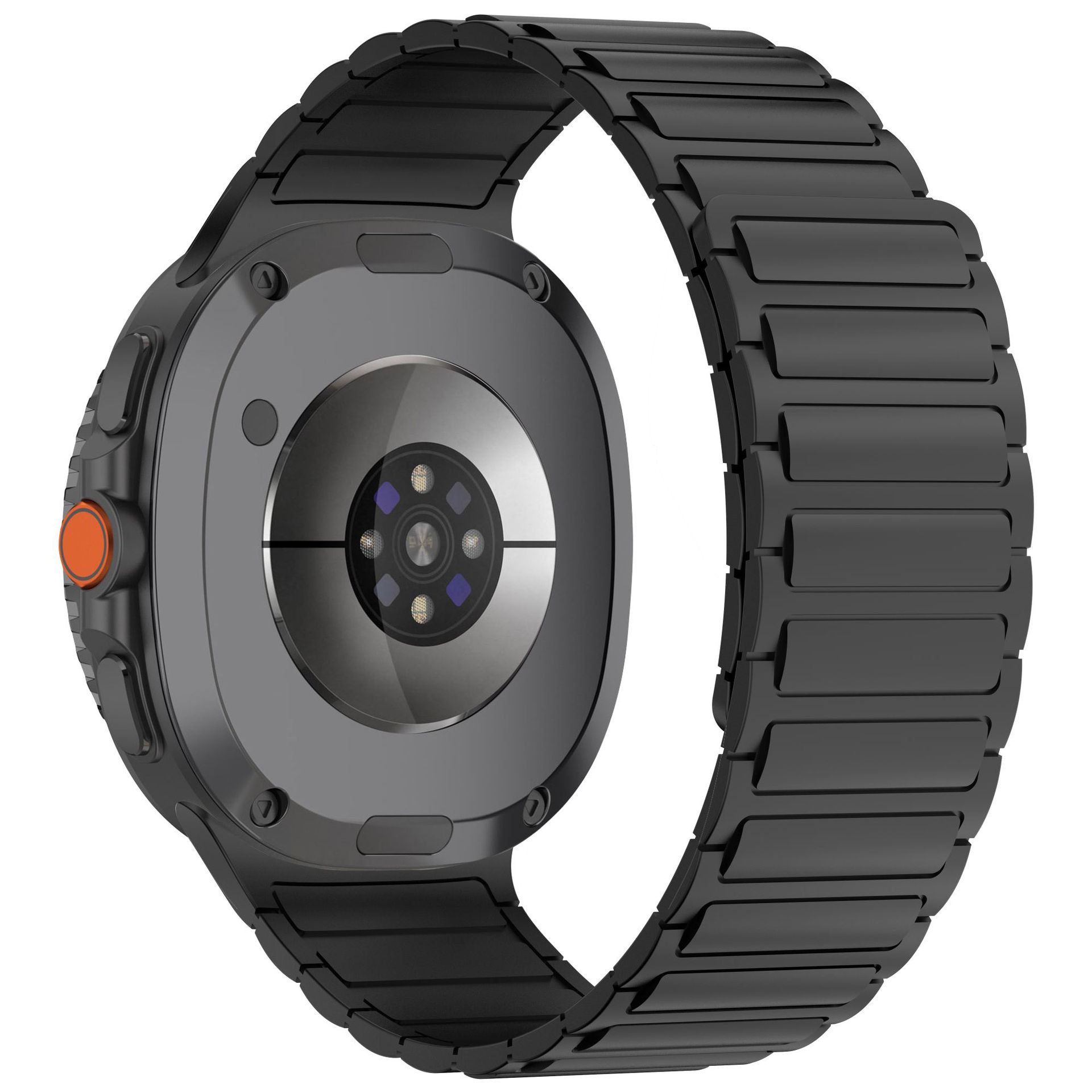 mahnitnyj-reminecz-magnet-dlya-samsung-galaxy-watch-8-9-chornyj-1 Силіконовий магнітний ремінець Magnet для Samsung Galaxy Watch 8 / 8 Classic / 9 - чорний