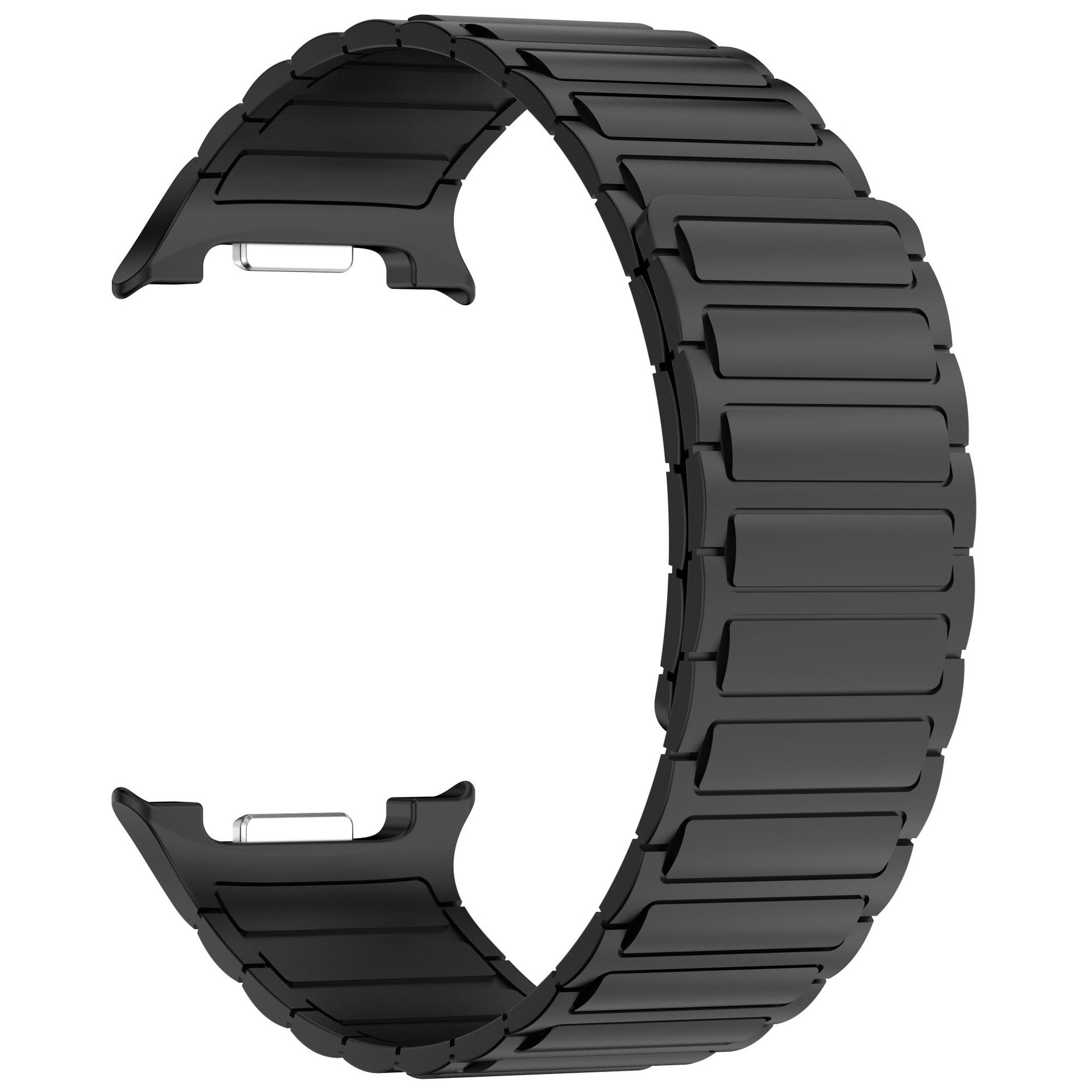 mahnitnyj-reminecz-magnet-dlya-samsung-galaxy-watch-8-9-chornyj-3 Силіконовий магнітний ремінець Magnet для Samsung Galaxy Watch 8 / 8 Classic / 9 - чорний