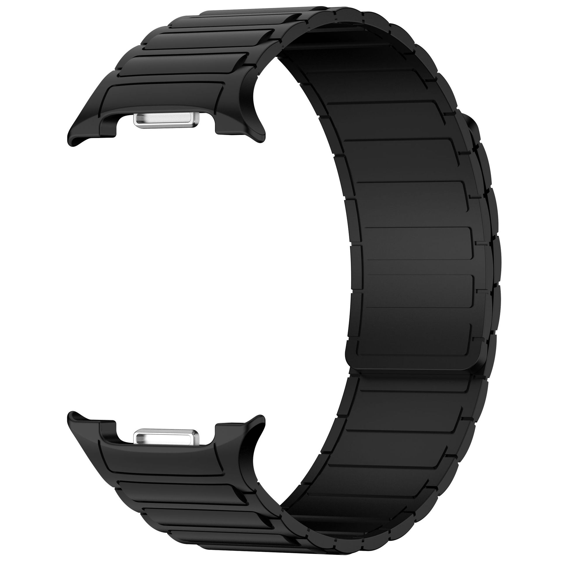 mahnitnyj-reminecz-magnet-dlya-samsung-galaxy-watch-8-9-chornyj-4 Силіконовий магнітний ремінець Magnet для Samsung Galaxy Watch 8 / 8 Classic / 9 - чорний