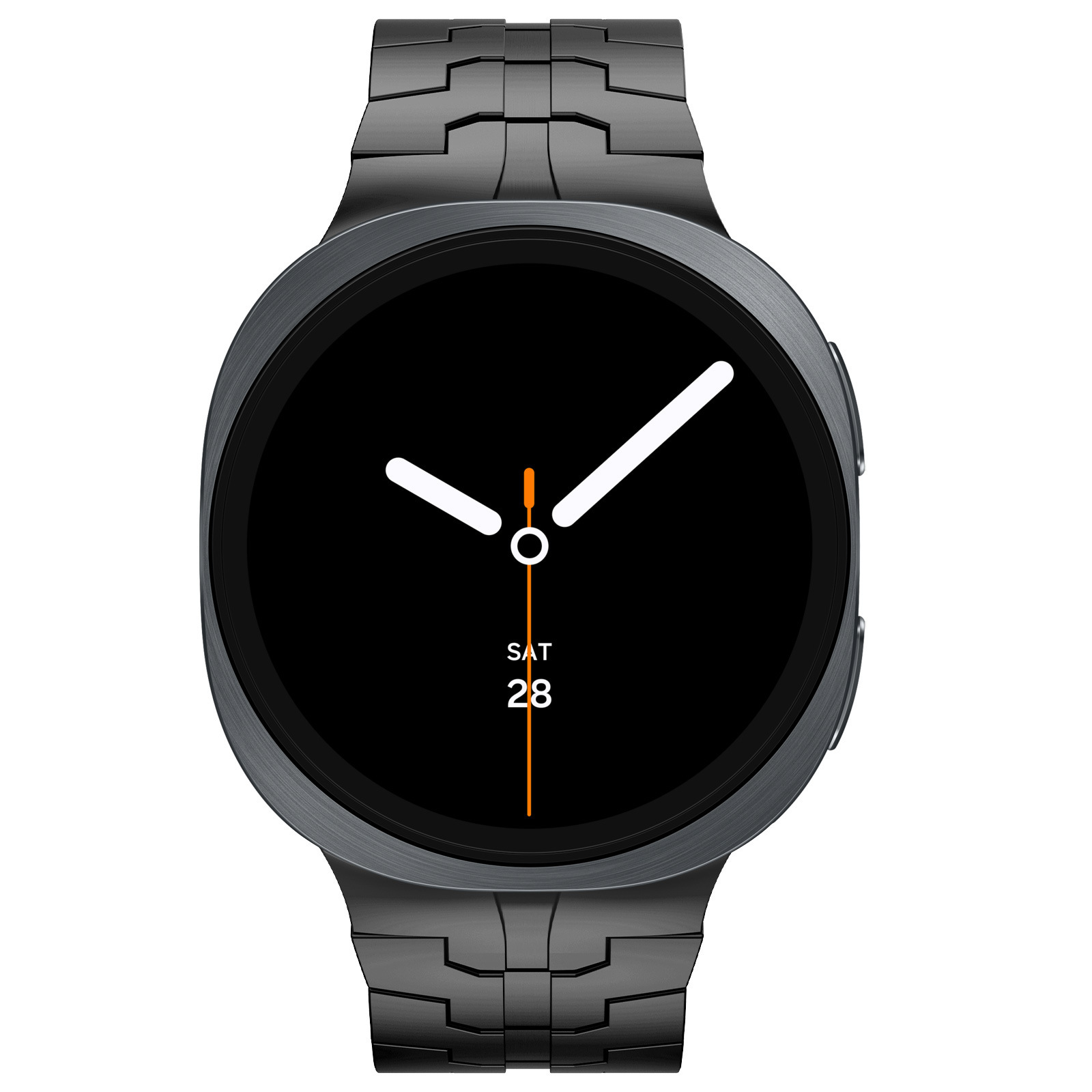 metalevyj-reminecz-iron-dlya-samsung-galaxy-watch-ultra-ultra-2-chornyj-5 Металевий ремінець Iron для Samsung Galaxy Watch Ultra / Ultra 2 - чорний