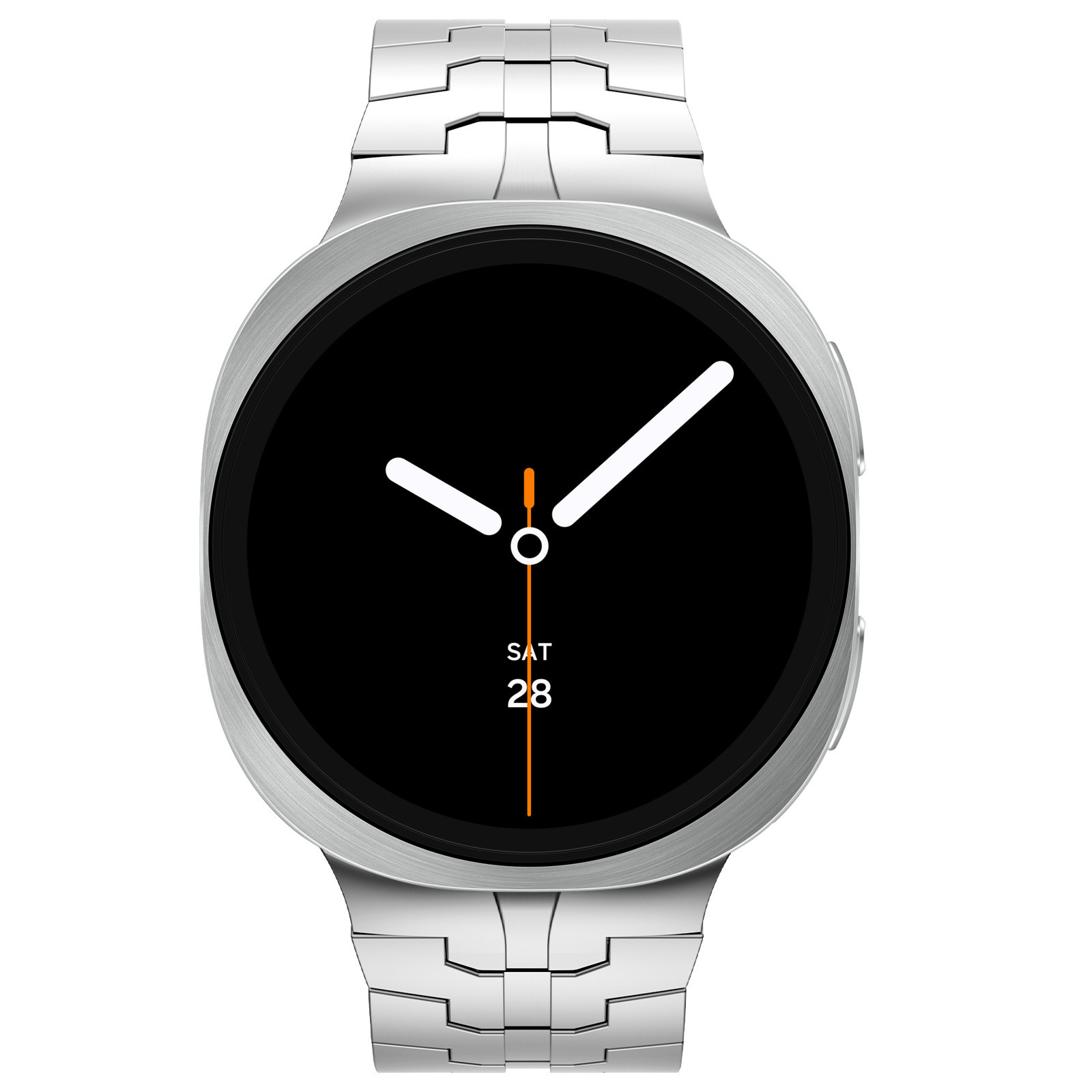 metalevyj-reminecz-iron-dlya-samsung-galaxy-watch-ultra-ultra-2-sribnyj-5 Металевий ремінець Iron для Samsung Galaxy Watch Ultra / Ultra 2 - срібний