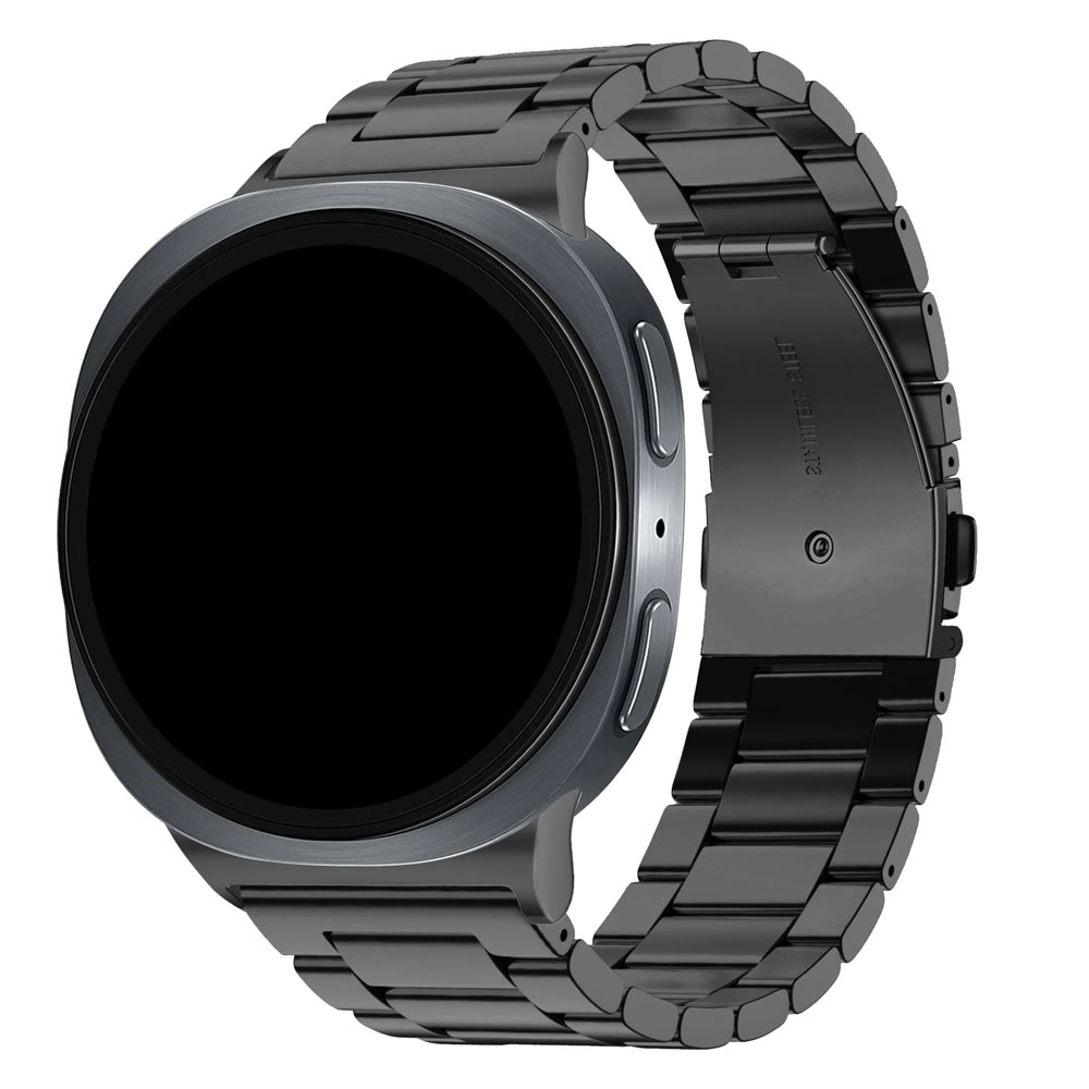 metalevyj-reminecz-stainless-premium-dlya-samsung-galaxy-watch-8-8-classic-9-chornyj-2 Металевий ремінець Stainless Premium для Samsung Galaxy Watch 8 / 8 Classic / 9 - чорний