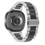 Металевий ремінець Stainless Premium для Samsung Galaxy Watch 8 / 8 Classic / 9 - срібно-чорний