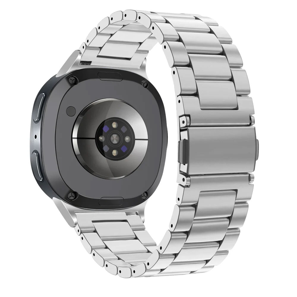 metalevyj-reminecz-stainless-premium-dlya-samsung-galaxy-watch-8-8-classic-9-sribnyj-1 Металевий ремінець Stainless Premium для Samsung Galaxy Watch 8 / 8 Classic / 9 - срібний