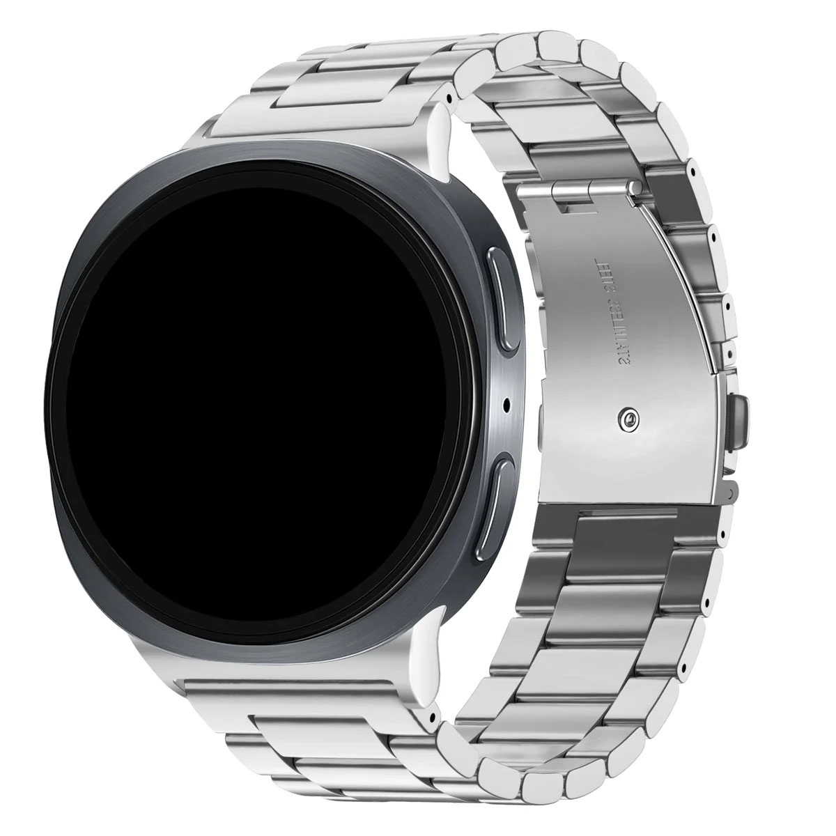 metalevyj-reminecz-stainless-premium-dlya-samsung-galaxy-watch-8-8-classic-9-sribnyj-2 Металевий ремінець Stainless Premium для Samsung Galaxy Watch 8 / 8 Classic / 9 - срібний