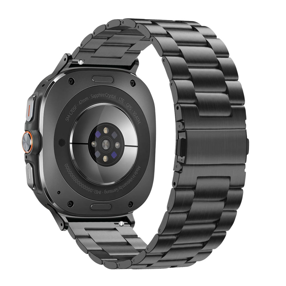metalevyj-reminecz-stainless-premium-dlya-samsung-galaxy-watch-ultra-ultra-2-chornyj-1 Металевий ремінець Stainless Premium для Samsung Galaxy Watch Ultra / Ultra 2 - чорний