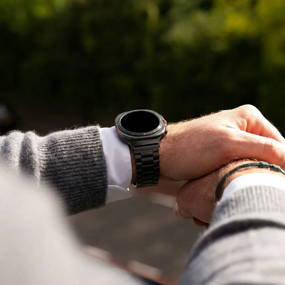 metalevyj-reminecz-stainless-premium-dlya-samsung-galaxy-watch-ultra-ultra-2-chornyj-5 Металевий ремінець Stainless Premium для Samsung Galaxy Watch Ultra / Ultra 2 - чорний